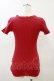画像2: Katie / UNDER PRETTIES frill tee  レッド H-25-04-11-1012-LO-TO-KB-ZH (2)