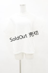Candy Stripper / VOLUME SLEEVE   オフホワイト H-25-04-11-1013-PU-TO-KB-ZH