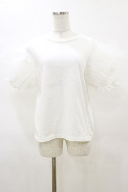 画像1: Candy Stripper / VOLUME SLEEVE   オフホワイト H-25-04-11-1013-PU-TO-KB-ZH
