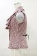 画像3: MARBLE / フリルタイ付きノースリーブブラウス  赤チェック H-25-04-11-1015-GO-BL-KB-ZH (3)