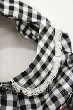 画像4: MILK / ベリーギンガムブラウス  黒 H-25-04-11-1017-ML-BL-KB-ZH