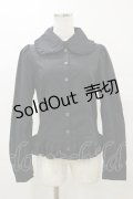 PEACE NOW / フリル丸襟ブラウス  黒 H-25-04-11-1019-PU-BL-KB-ZH