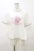 Candy Stripper / SPRY ROMP CANDY RINGER Tシャツ 2 白 H-25-04-11-1024-PU-TO-KB-ZH