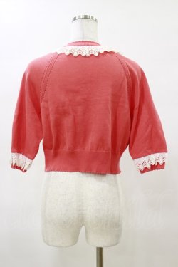 画像2: Jane Marple / レーストリミングニットボレロ  マンダリン H-25-04-11-1027-JM-TO-KB-ZH