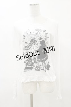 画像1: PUTUMAYO / ALICEフリルカットソー  白 H-25-04-11-1029-PT-TO-KB-ZH