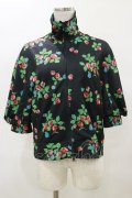 Jane Marple / Very berriesジップアップブルゾン  ブラック H-25-04-11-1034-JM-JA-KB-ZH
