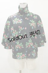Jane Marple / Very berriesジップアップブルゾン  ブラック H-25-04-11-1034-JM-JA-KB-ZH