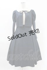 Maison de FLEUR Petite Robe canone / クロエが微笑むワンピース（チェック） M Green H-25-04-11-005-EL-OP-NS-ZH