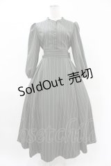 Maison de FLEUR Petite Robe canone / ニナのお茶会ワンピース M Green H-25-04-11-006-EL-OP-NS-ZH
