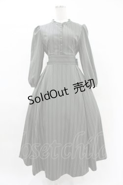 画像1: Maison de FLEUR Petite Robe canone / ニナのお茶会ワンピース M Green H-25-04-11-006-EL-OP-NS-ZH
