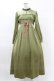 画像1: Maison de FLEUR Petite Robe canone / Anna/ナイトガウンワンピース M Green H-25-04-11-007-EL-OP-NS-ZH (1)