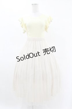 画像1: Maison de FLEUR Petite Robe canone / 雨に唄えばワンピース Free Yellow H-25-04-11-012-EL-OP-NS-ZH