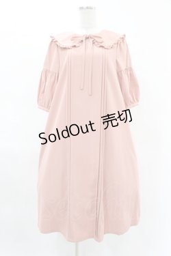 画像1: Maison de FLEUR Petite Robe canone / 夏風はためくワンピース Free Pink H-25-04-11-013-EL-OP-NS-ZH