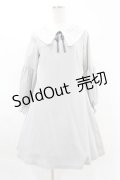 Maison de FLEUR Petite Robe canone / レース衿ワンピース M Gray H-25-04-11-015-EL-OP-NS-ZH