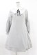 画像1: Maison de FLEUR Petite Robe canone / レース衿ワンピース M Gray H-25-04-11-015-EL-OP-NS-ZH (1)