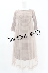 Maison de FLEUR Petite Robe canone / ジョセフィーヌの定番ワンピース Free Brown H-25-04-11-016-EL-OP-NS-ZH
