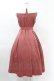 画像2: Maison de FLEUR Petite Robe canone / リトル・メイドのワンピース M Dark Pink H-25-04-11-017-EL-OP-NS-ZH (2)