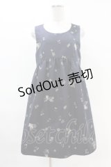Franche Lippee / オリプリワンピース M ネイビー H-25-04-11-019-LO-OP-NS-ZH