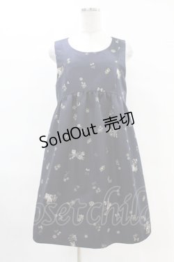 画像1: Franche Lippee / オリプリワンピース M ネイビー H-25-04-11-019-LO-OP-NS-ZH