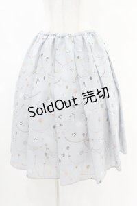 Franche Lippee / オリプリスカート M ブルーグレー H-25-04-11-020-LO-SK-NS-ZH