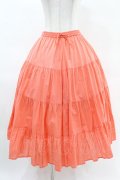 Cherir la femme / ティアードスカート M コーラル H-25-04-11-021-LO-SK-NS-ZH
