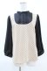 画像1: Maison de FLEUR Petite Robe canone / 雨傘が鳴るドットブラウス Free Beige H-25-04-11-022-EL-BL-NS-ZH (1)
