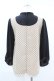 画像2: Maison de FLEUR Petite Robe canone / 雨傘が鳴るドットブラウス Free Beige H-25-04-11-022-EL-BL-NS-ZH (2)