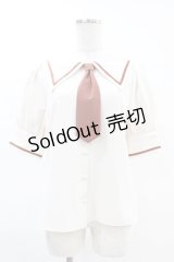 Maison de FLEUR Petite Robe canone / 学びを楽しむネクタイブラウス Free Ivory H-25-04-11-024-EL-BL-NS-ZH