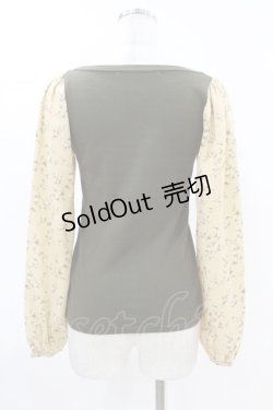 画像2: Maison de FLEUR Petite Robe canone / お姫様を読むニット Free Dark Green H-25-04-11-025-EL-TO-NS-ZH