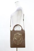 Maison de FLEUR / Disney 女王/ブック型ショルダーバッグ  ブラウン H-25-04-11-026-LO-BG-NS-ZH