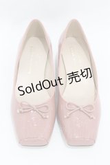 Maison de FLEUR Petite Robe canone / エトワール気取るバレエシューズ M ピンク H-25-04-11-034-EL-SH-NS-ZH