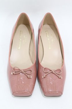 画像1: Maison de FLEUR Petite Robe canone / エトワール気取るバレエシューズ M ピンク H-25-04-11-034-EL-SH-NS-ZH