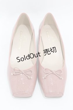 画像1: Maison de FLEUR Petite Robe canone / エトワール気取るバレエシューズ M ピンク H-25-04-11-034-EL-SH-NS-ZH