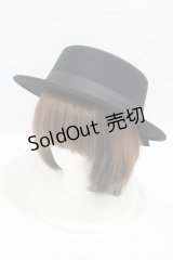 m petit by misako / サンリオキャラクターズコラボ クロミ カンカン帽  ブラック H-25-04-11-036-LO-AC-NS-ZH