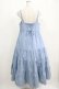 画像3: Jane Marple Dans Le Salon / Typewriter lace tiered dress  ブルー H-25-04-12-003-JM-OP-KB-ZH (3)