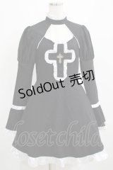 DARK IN LOVE / Gothic lolita cross doll dress S ブラック H-25-04-12-037-PU-OP-KB-ZH