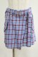 画像1: Candy Stripper / CHECK BELTED SKIRT S ブルー H-25-04-12-049-PU-SK-KB-ZH (1)