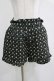 画像1: Candy Stripper / TINY ROSE QUILTING SHORTS 2 ブラック H-25-04-12-051-PU-PA-KB-ZH (1)