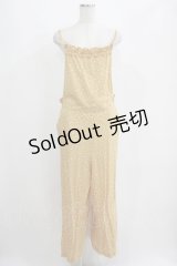 Jane Marple Dans Le Salon / Lily of the valleyサロペットパンツ  イエロー H-25-04-12-055-JM-PA-KB-ZH