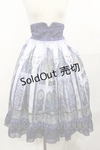 axes femme kawaii / プリエールスカート M ネイビー H-25-04-12-1046-AX-SK-NS-ZH