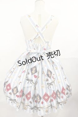 画像2: metamorphose / おかしなくにのTea Partyフロントあきジャンパースカート Free サックス H-25-04-12-1047-ME-OP-NS-ZH