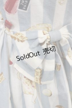 画像3: metamorphose / おかしなくにのTea Partyフロントあきジャンパースカート Free サックス H-25-04-12-1047-ME-OP-NS-ZH