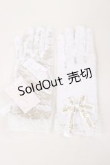 metamorphose / レース手袋・ショート(レース付)  オフ H-25-04-12-1006-ME-ZA-NS-ZH