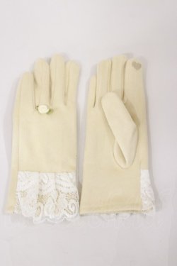 画像1: m petit by misako / NINA’S コラボ手袋  オフ H-25-04-12-1007-LO-ZA-NS-ZH