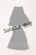 axes femme / プリーツカフス  ブラック H-25-04-12-1008-AX-ZA-NS-ZH