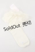 metamorphose / ラッセルレースクルーソックス  生成り H-25-04-12-1010-ME-ZA-NS-ZH