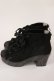 画像2: axes femme / レースアップブーサン L ブラック H-25-04-12-1014-AX-SH-NS-ZH (2)