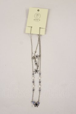 画像1: axes femme / スノーフレークマスクチェーン  シルバー H-25-04-12-1018-AX-ZA-NS-ZH