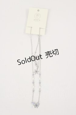 画像1: axes femme / スノーフレークマスクチェーン  シルバー H-25-04-12-1018-AX-ZA-NS-ZH