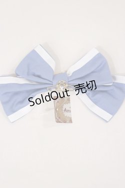 画像1: Amavel / Magical Tarotリボンブローチ  サックス H-25-04-12-1020-CA-AC-NS-ZH